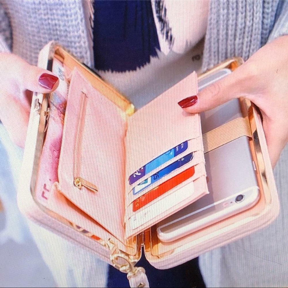 Wallet Purse Phone Card Holder Clutch Pocket